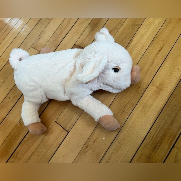 Folkmanis pink piglet hand puppet plush - Picture 1 of 6